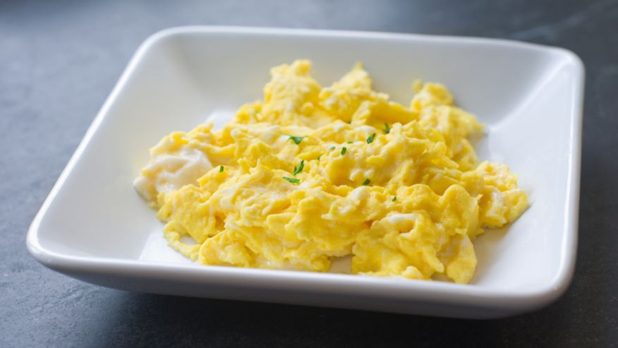 Artichoke Scrambled Eggs Benedict Recipe